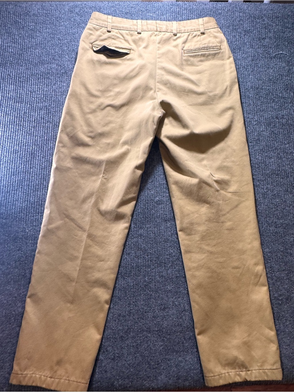 Bills Khakis red plaid lined khaki chinos Men’s 36 - Picture 4 of 8
